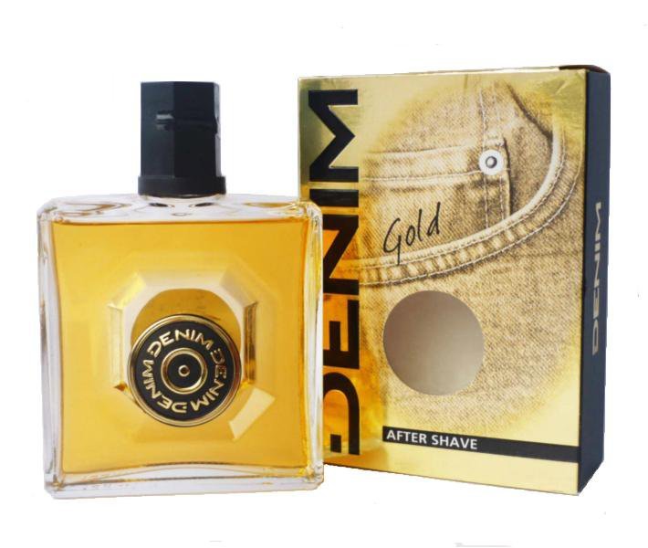 Locion pas rrojës Denim Gold, 100ml