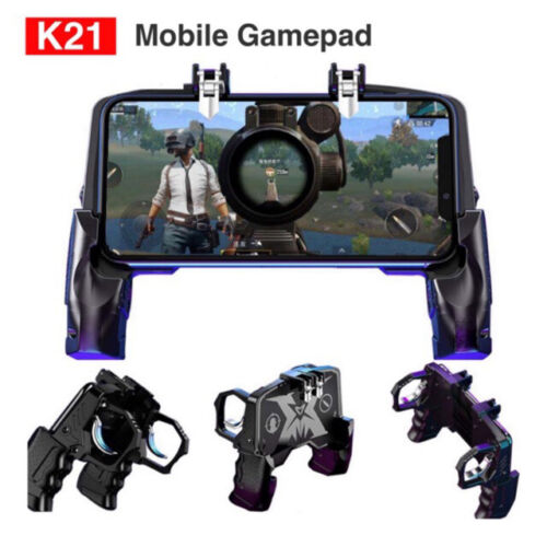 Gamepad K21, kontrollor për lojëra në celular, i zi
