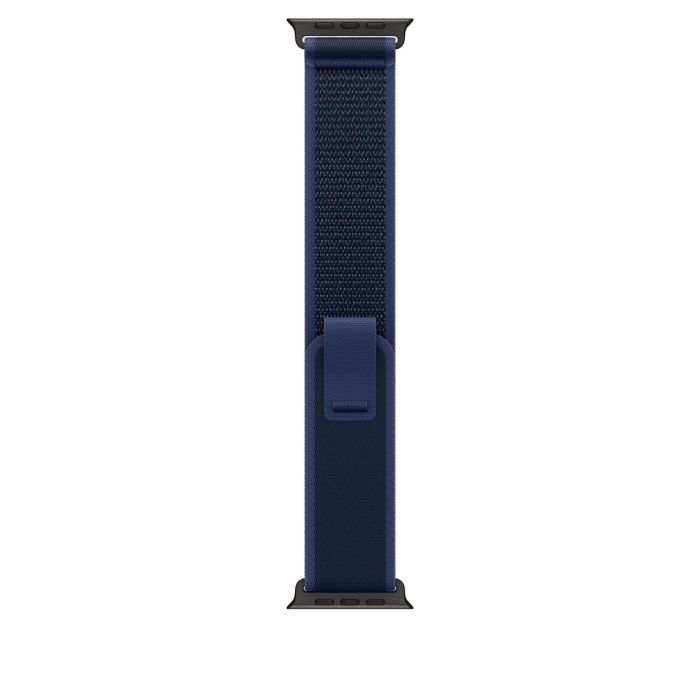 Apple Watch 49mm Loop, Blue Trail Loop, Black Titanium Finish, S/M