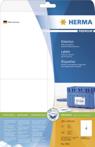 Etiketa Herma Premium, A4, të bardha, 100 copë