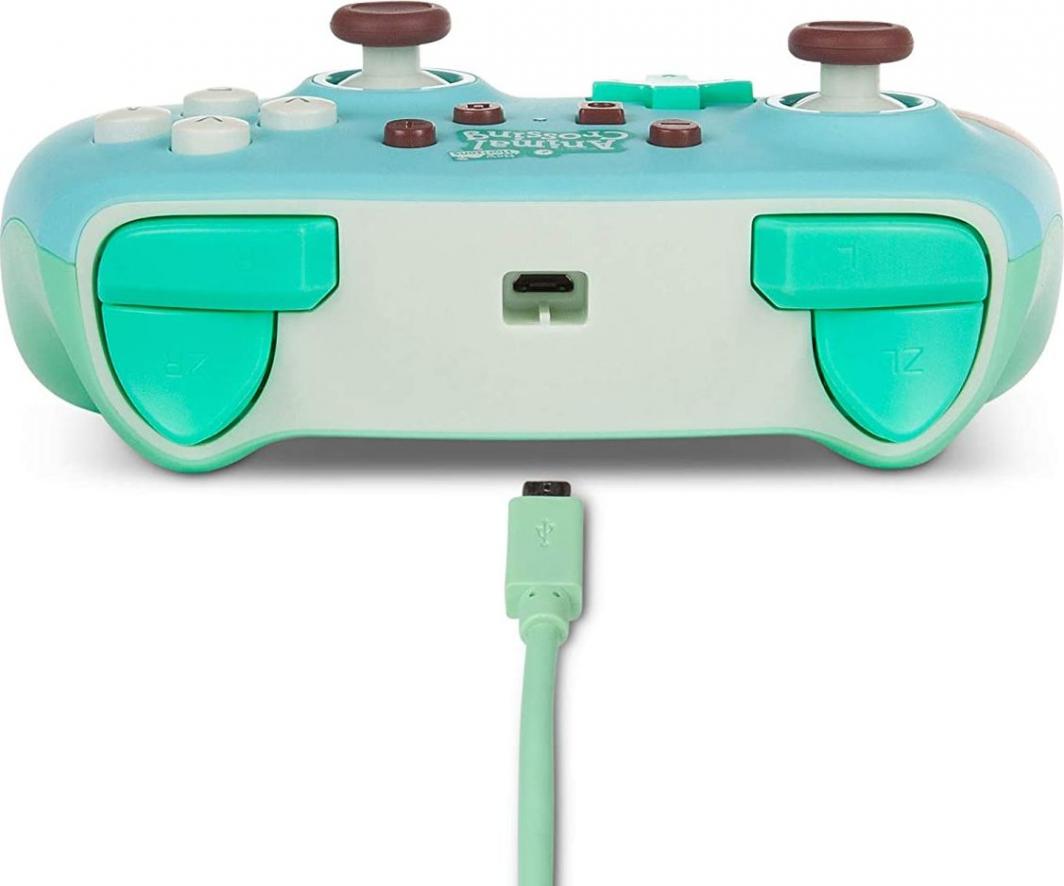 Kontroller PowerA Animal Crossing Tom Nook, me kabllo, i kaltër