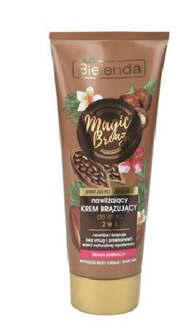 Krem vetë-rrezitje për trup Bielenda Magic Bronze 2in1, Dark Skin, 200 ml