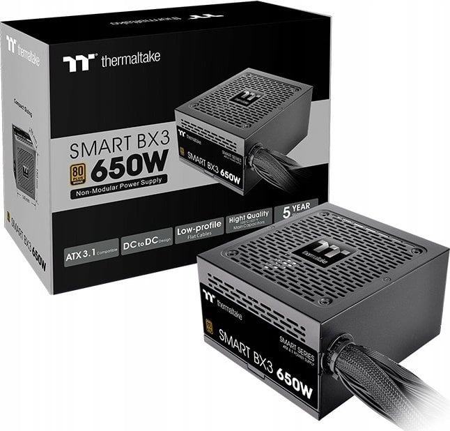 Burim energjie Thermaltake Smart BX3 PS-SPD-0650NNFABE-3 ATX 3.0, 650W