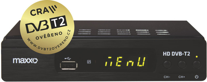 Marrës tokësor Maxxo T2 H.265 Senior, DVB-T2