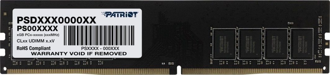 Memorie Patriot Signature, DDR4, 8 GB, 3200 MHz, CL22, PSD48G32002