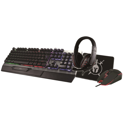 Set MS Gaming ELITE C500 4në1, (tastierë + maus + mauspad + kufje)