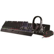 Set MS Gaming ELITE C500 4në1, (tastierë + maus + mauspad + kufje)
