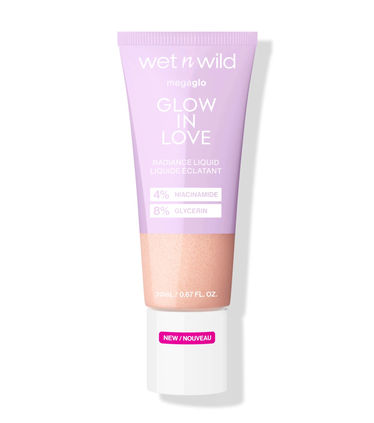 Shkëlqyes Wet n Wild Mega Glo Glow In Love Radiance Liquid, 20ml