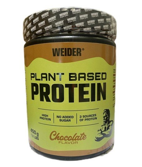 Suplemente Weider Plant-Based Protein, Chocolate, 450g