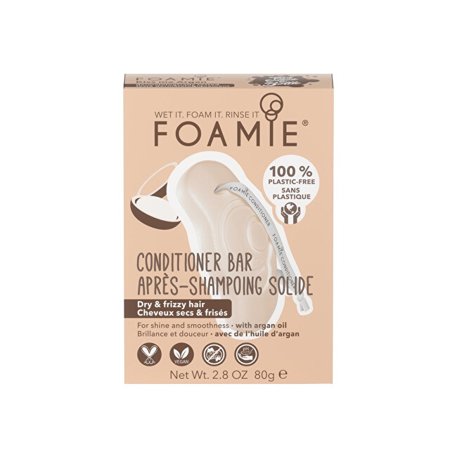 Balsam i ngurtë për flokë Foamie Kiss Me Argan Solid, 80 g Balsam i ngurtë për flokë Foamie Kiss Me Argan Solid, 80 g
