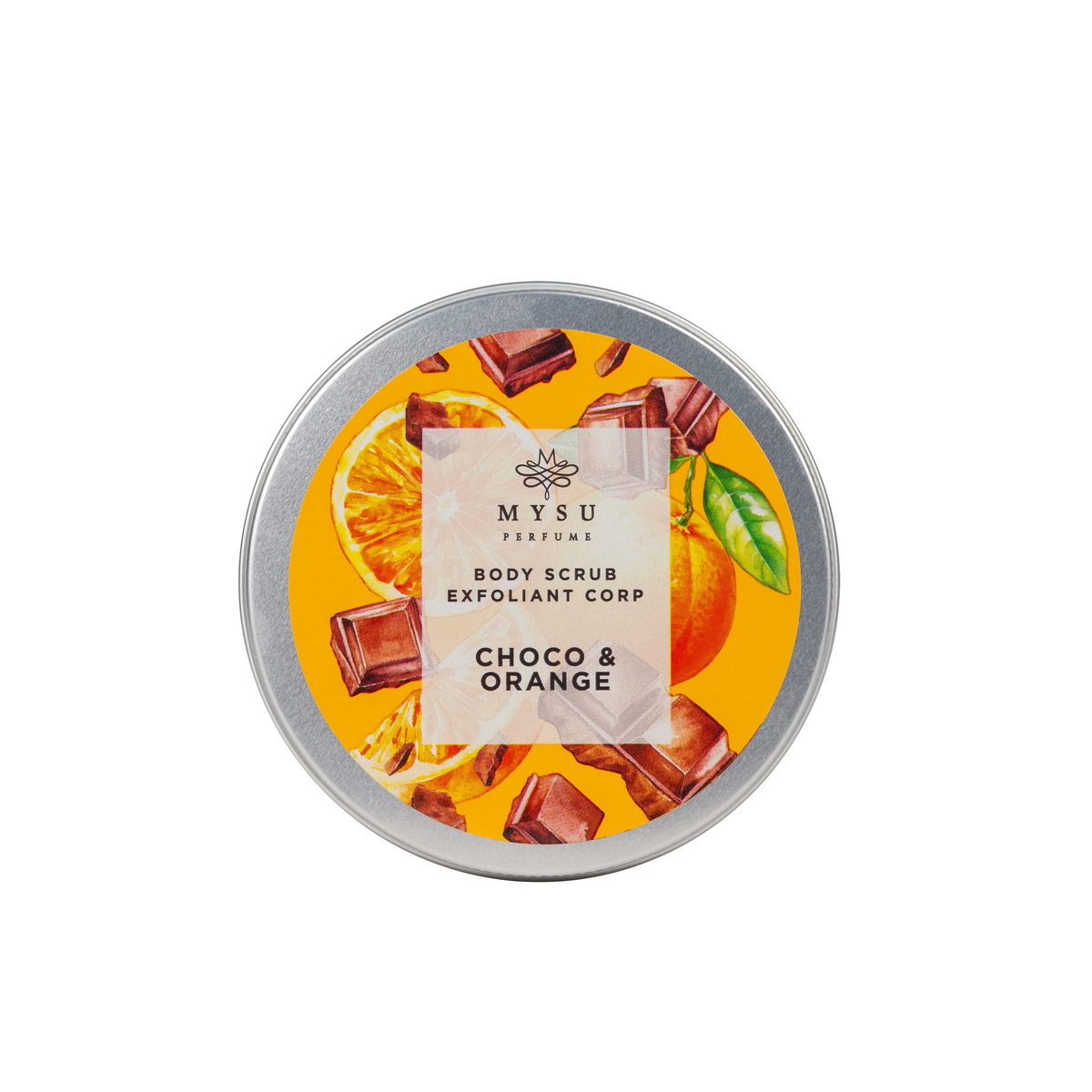 Skrab për trup Mysu Choco&Orange, 185 ml