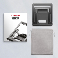 Mbajtëse Axagon për laptop 10-16", alumin Mbajtëse Axagon për laptop 10-16", alumin