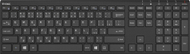 Тастатура Yenkee SLIM, wireless, DE, Црна Тастатура Yenkee SLIM, wireless, DE, Црна