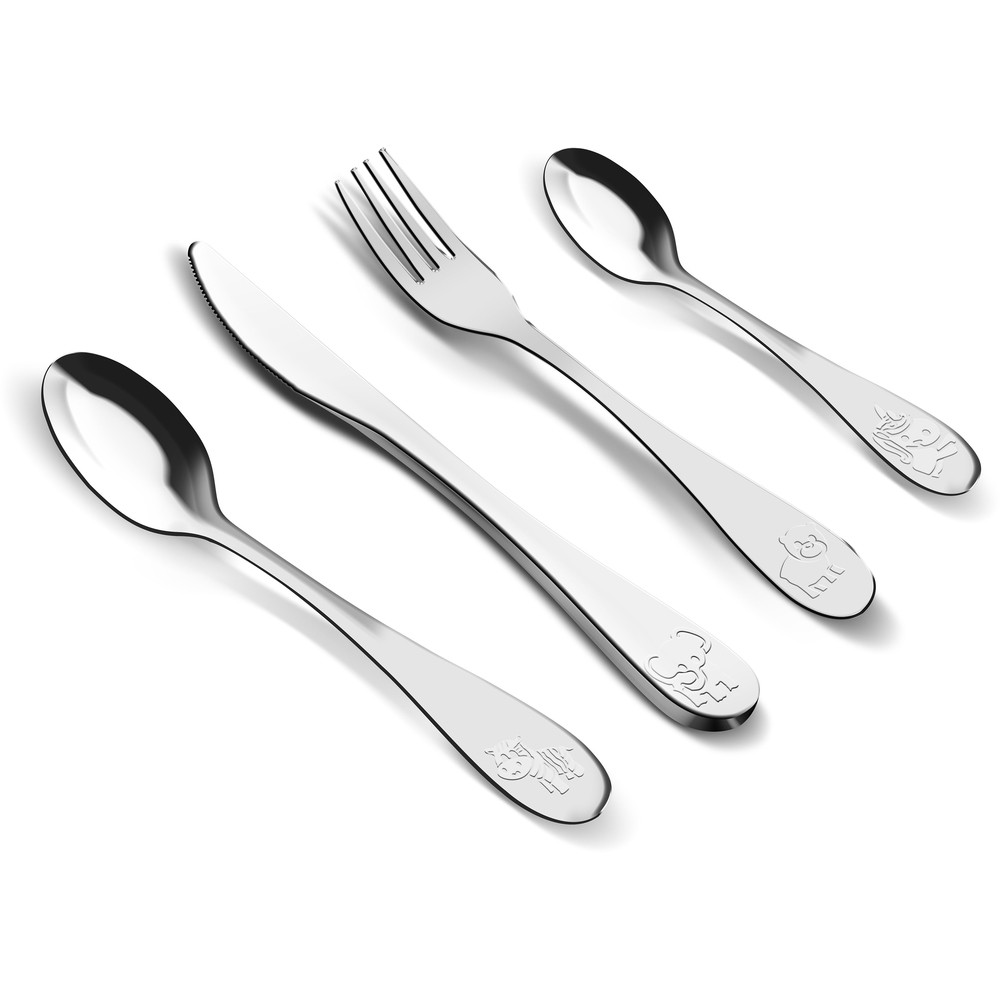 Set i lugëve, pirun dhe thikë për fëmijë 4 copë Lamart LT5013