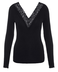 Bluzë PIECES, e zezë