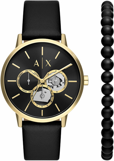Set orë dore + byzylyk Armani Exchange AX7146SET