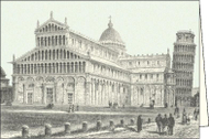 Kartolinë Rossi ITW 010 Pisa Piazza Miracoli, me zarf Kartolinë Rossi ITW 010 Pisa Piazza Miracoli, me zarf