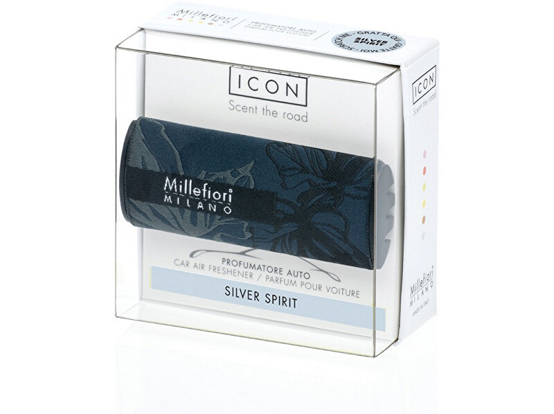 Aromatizues për veturë Millefiori MilanoIcon Textil Floral Silver Spirit