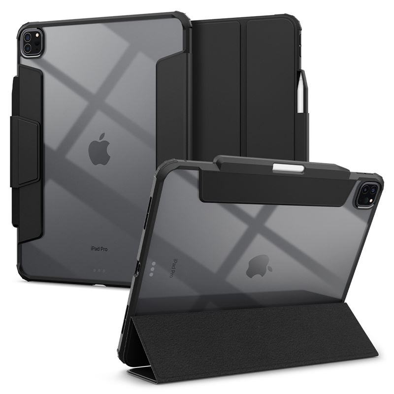 Mbështjellëse për iPad Pro 13" 2024 Spigen Ultra Hybrid Pro, e zezë