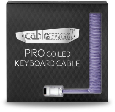 Kabllo spirale CableMod Pro, USB-C/USB-A, 1,5m, vjollcë