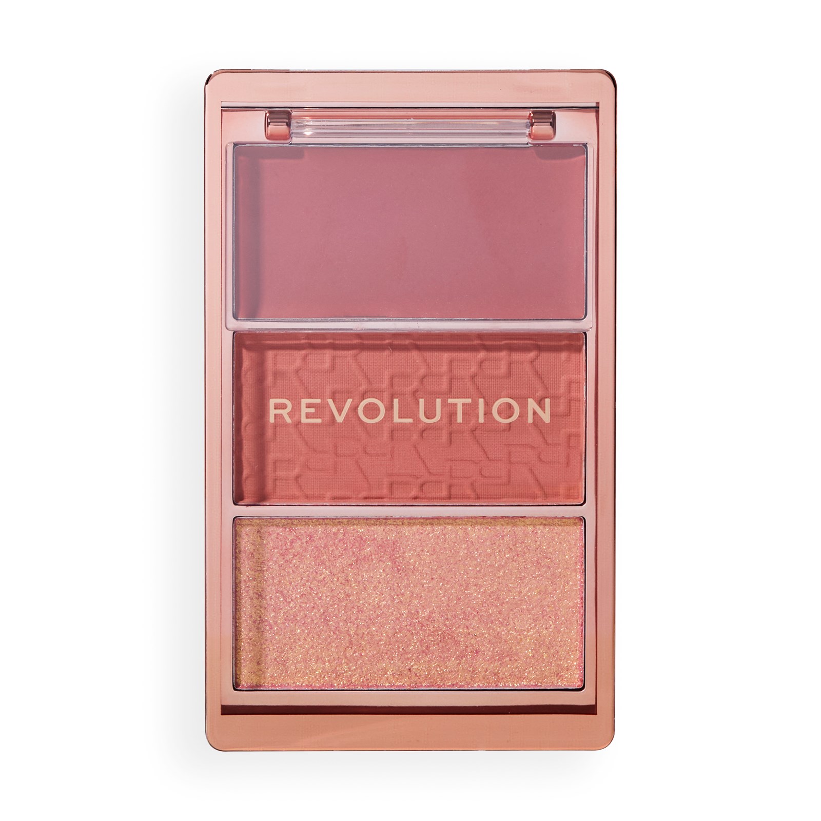 Ruzh Revolution Blush Icon Palette, Aura Points Rose