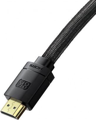 Kabllo Baseus HDMI - HDMI, e zezë, 3 m