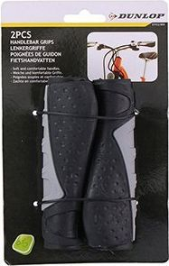 Doreza timoni të biçikletave Dunlop, 2 copë, të zeza Doreza timoni të biçikletave Dunlop, 2 copë, të zeza