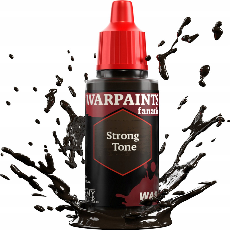 Ngjyrë akrilike The Army Painter Warpaints Fanatic Wash Strong Tone, 18ml, kafe e errët
