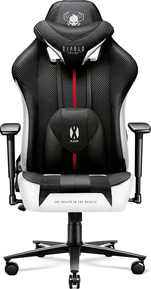 Karrigë Diablo Chairs X-PLAYER 2.0 King Size, e bardhë/e zezë