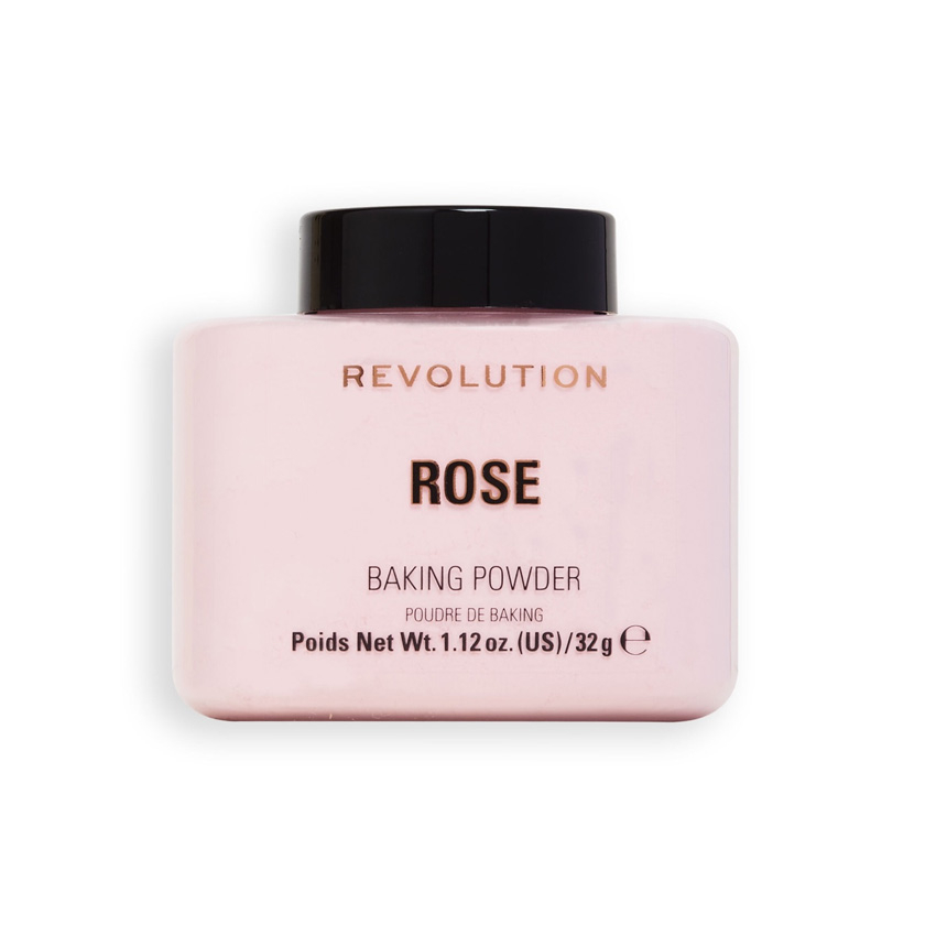 Revolution Loose Baking Powder – Rose - Pudër pluhur