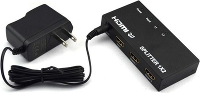 Ndarës Savio HDMI për 2 marrës (SAVIO CL-42), i zi