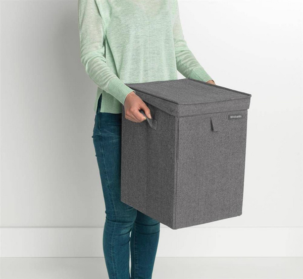 Shportë për rroba Brabantia, 35L, e hirtë