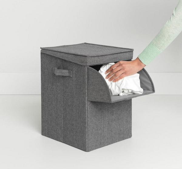 Shportë për rroba Brabantia, 35L, e hirtë