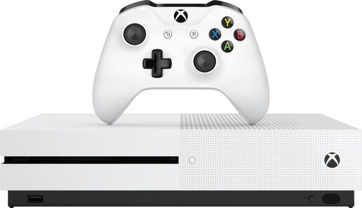 Konzolë XBOX ONE S, 1TB, + Assassins Creed: Origins dhe Rainbow Six: Siege, i bardhë