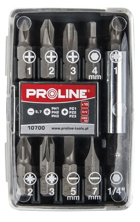 Maje për kaçavidë Proline (10700), 1/4", 10 copë
