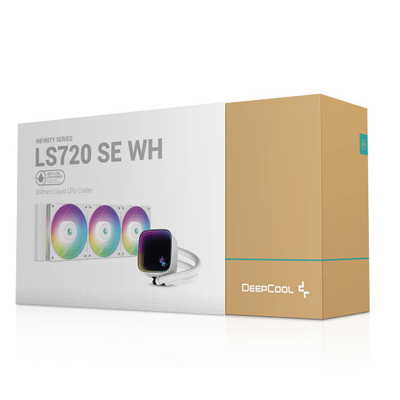 Ftohës me ujë Deepcool LS720 SE WH, 12 cm, i bardhë
