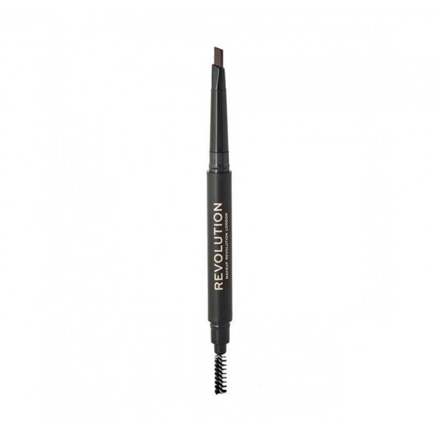 Revolution Duo Brow Definer Pencil - Medium Brown