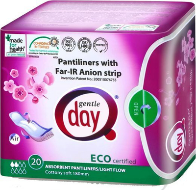 Peceta higjienike higjenike Gentle Day, 20 copë
