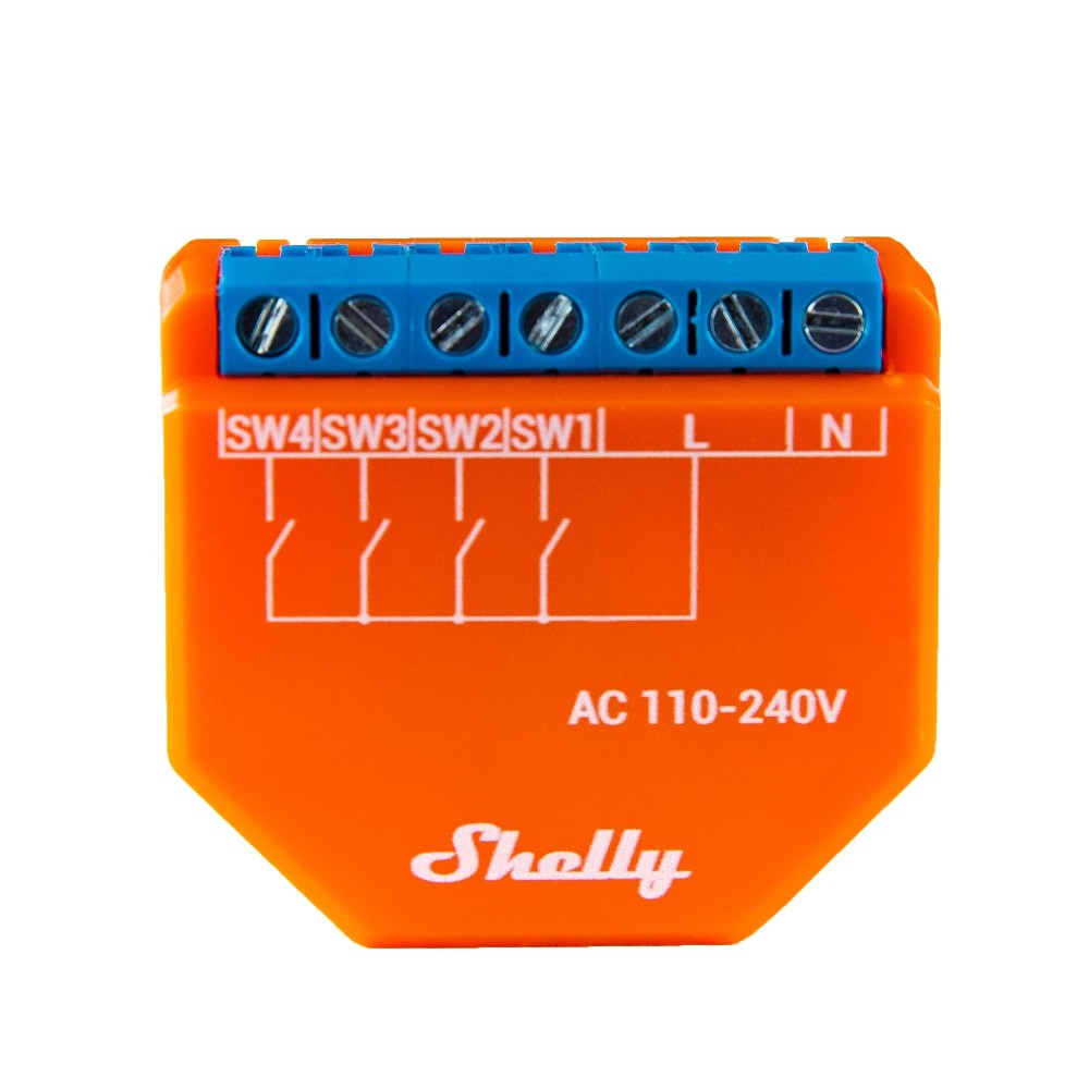 Kontroller Shelly Plus i4 - i menaxhueshëm me WiFi dhe Bluetooth
