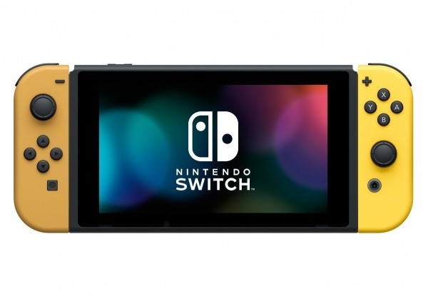 Konzolë Nintendo Switch, e zezë / verdhë + Videolojë Pokémon: Let's Go Pikachu + Poké Ball