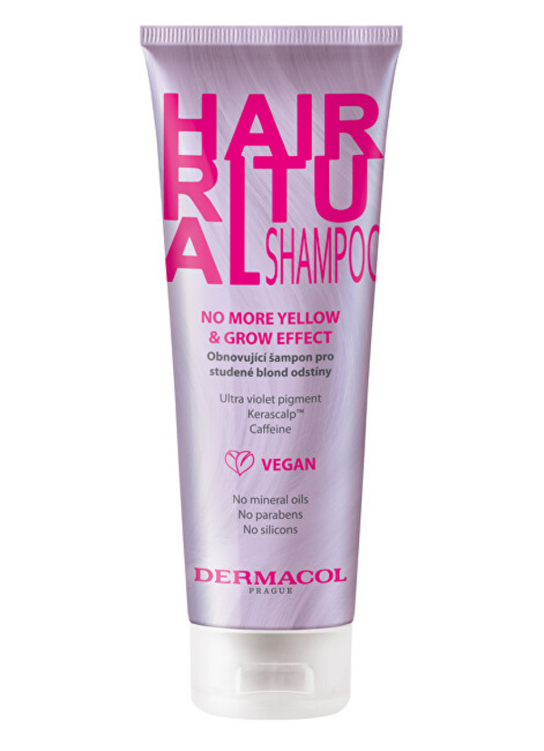 Shampo Dermacol Hair Ritual (No More Yellow & Grow Effect), 250 ml