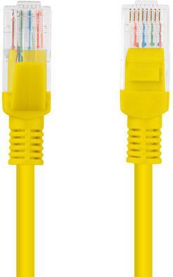 Kabllo rrjeti Lanberg RJ-45/RJ-45 kat.5e 15m (PCU5-10CC-1500-Y), e verdhë