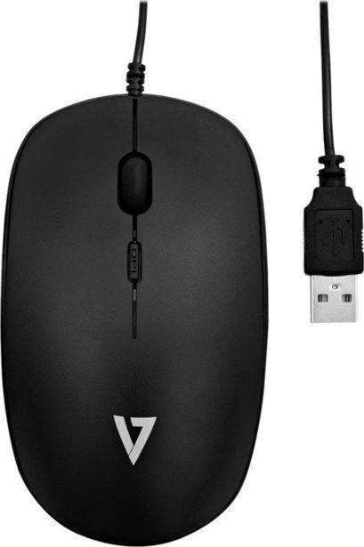 Maus V7 Cord, me kabllo, USB, i zi