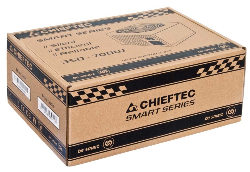Извор на енергија Chieftec Smart GPS-600A8, 20+4 pin ATX, 600 W