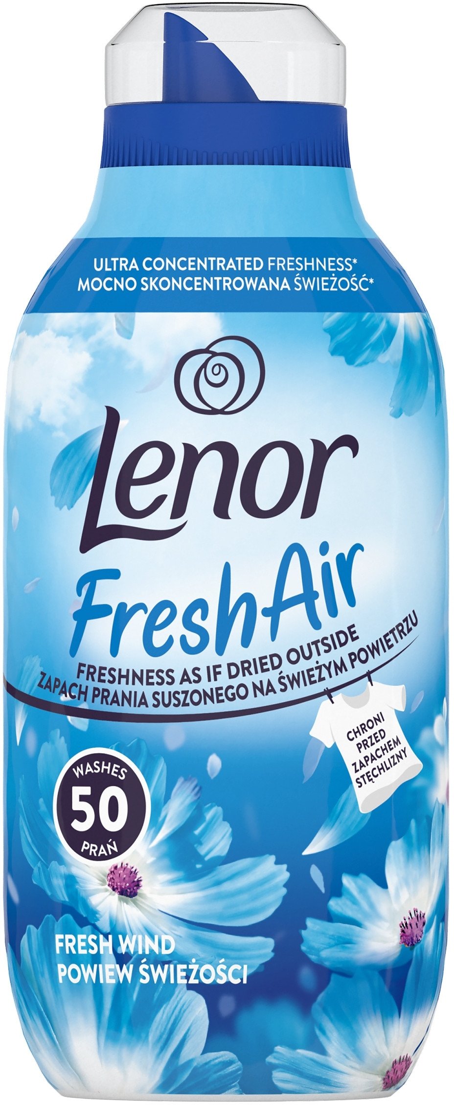 Zbutes rrobash Lenor Fresh Wind, i koncentruar, 700 ml, blu | GjirafaMall