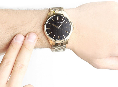 Orë dore Armani Exchange Hampton AX2145