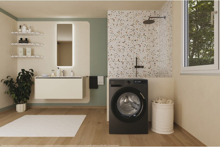 Lavatriçe Candy BR 47SBL8G S ProWash 500, 7kg, 1400rpm, anthracite