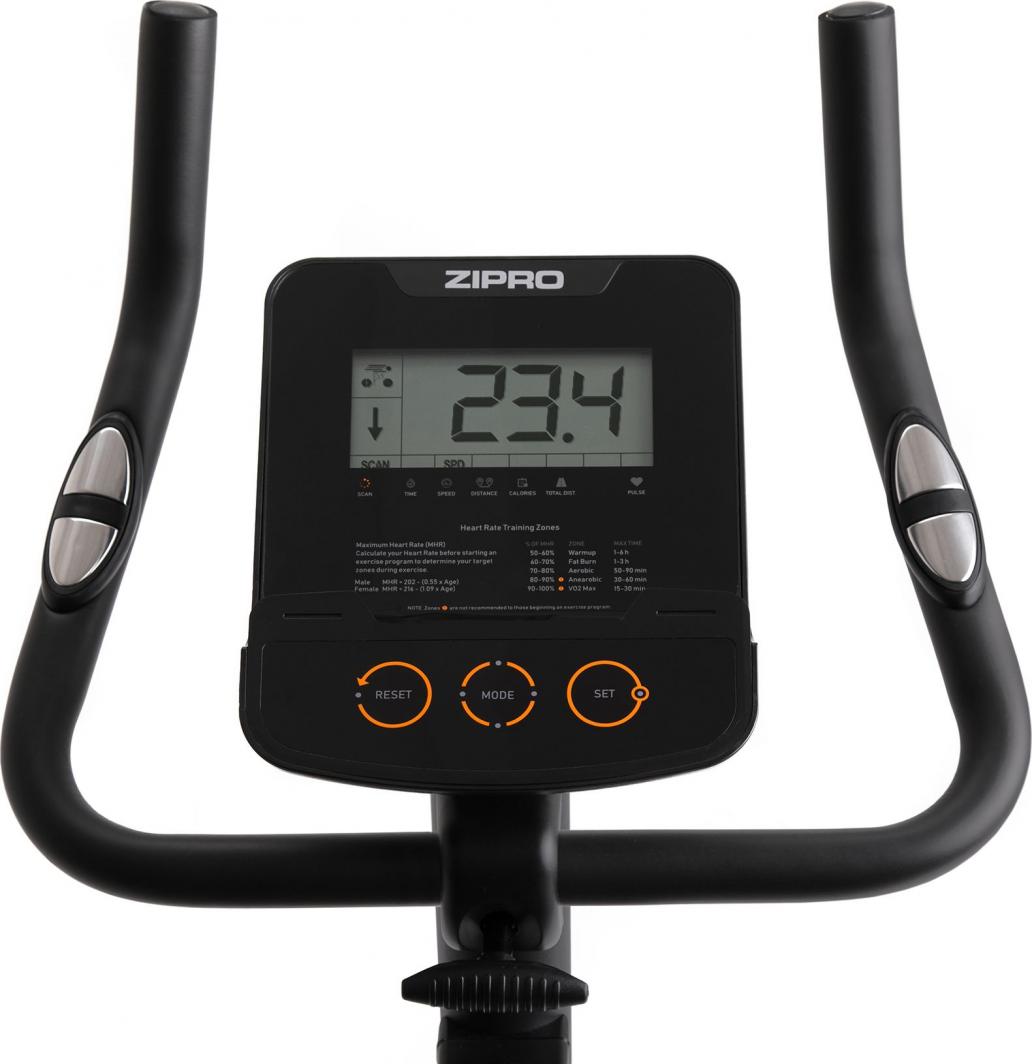 Biçikletë magnetike për ushtrime Zipro Nitro RS, e zezë / bardhë