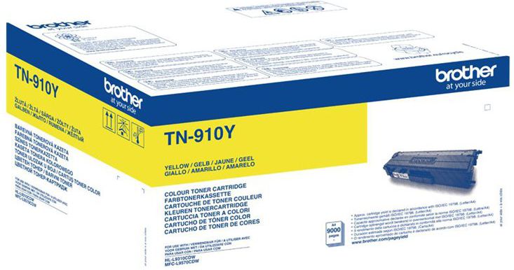 Brother TN-910Y Тонер Картриџ со Ултра Висок Принос Жолт