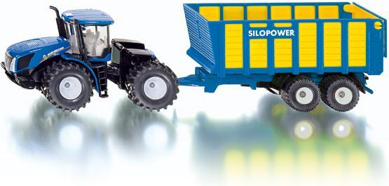 Set traktor dhe rimorkio lodër Siku, të kaltër